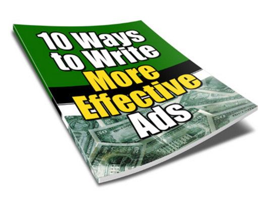 Product picture 10 Ways to Write More Effective Ads