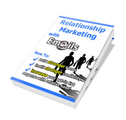 Product picture Relationship Marketing With E-Mails With PLR