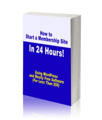 Product picture Start a Membership Site In 24 Hours With Plr